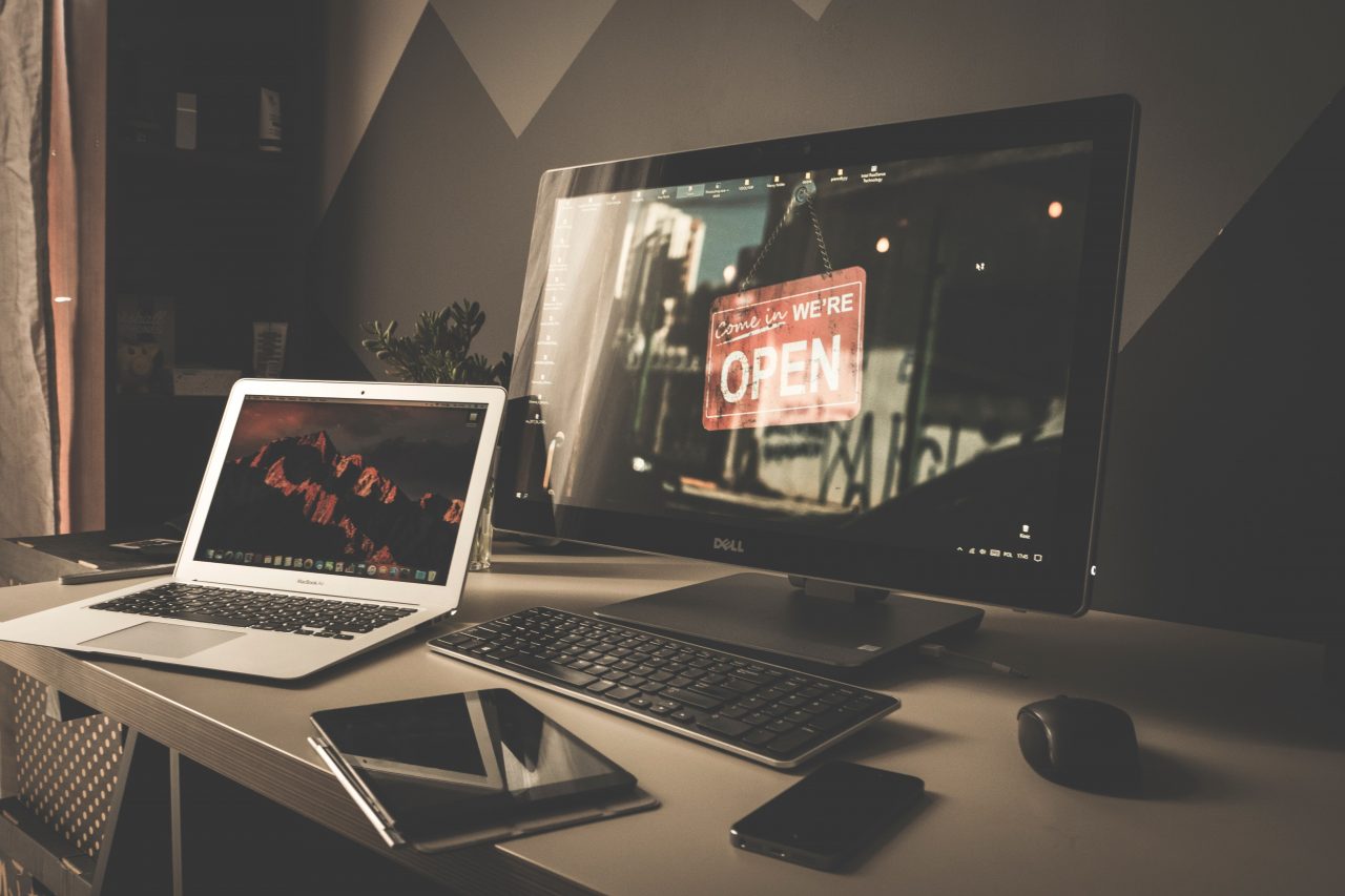 Some devices on a table