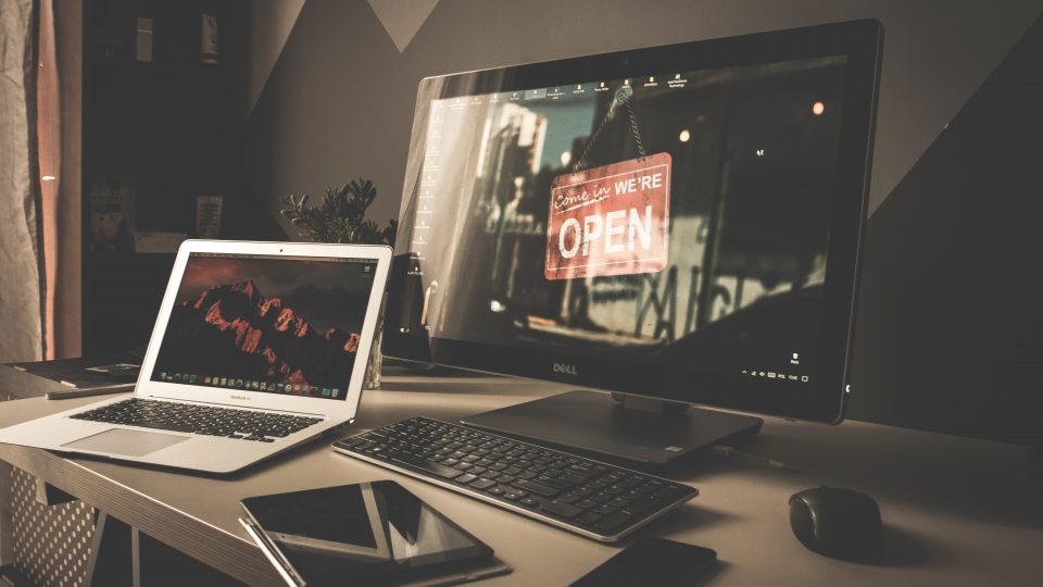 Some devices on a table