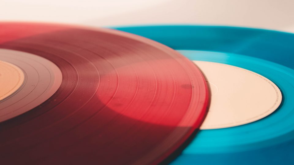 Red and blue record