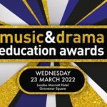 A poster promoting "Music and Drama Education Awards"